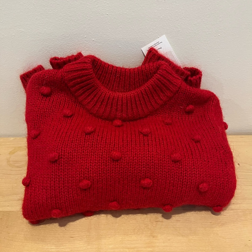 Demylee PomPom sweater EUC